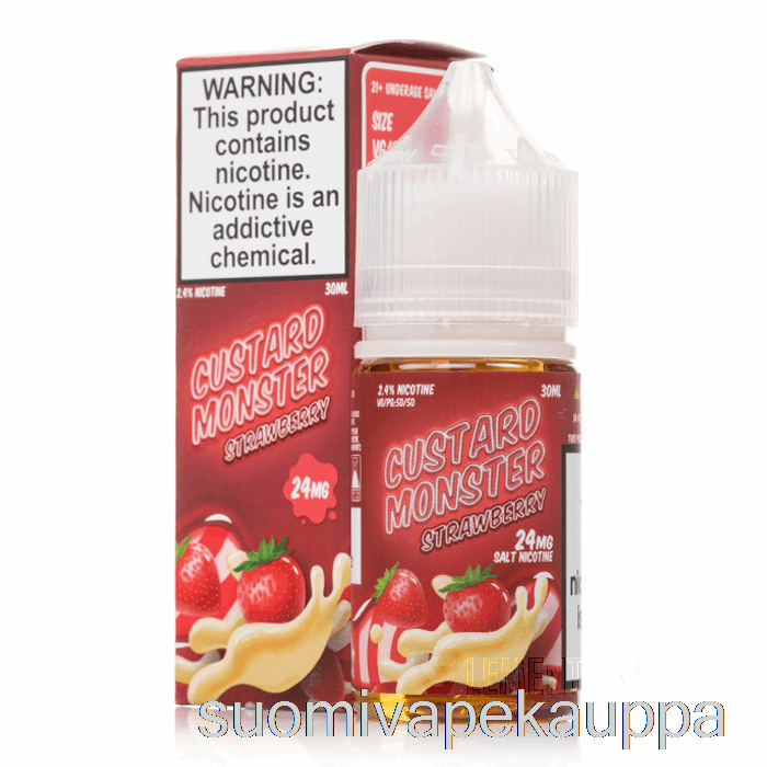 Vape Box Mansikka - Vaniljakastike Hirviösuolat - 30ml 48mg